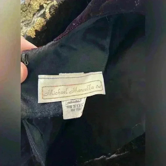 Vintage 80’s Michael Marcella Cocktail Dress - Picture 3 of 3